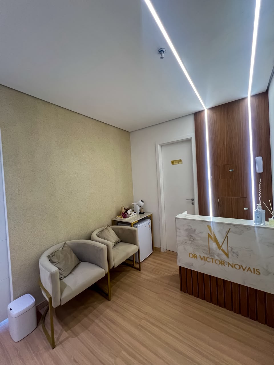 Sala de espera da clínica